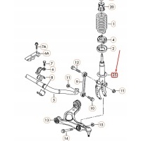 Volkswagen touareg 7l mk1 фронт right axle gas shock амортизатор 7l6413032s