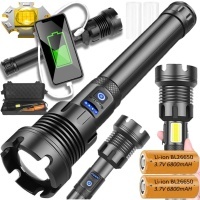 Сильная фонарик аккумуляторная xhp160 светодиодный прожектора фара taktyczna zoom