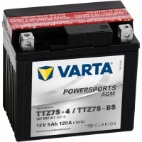 Аккумулятор мотоцикл varta ytz7s - bs 5ah 120a