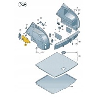 Новые оригинальные audi oe опора 83a863424