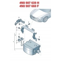 Distronic радар лазер acc - audi a8 s8 4n0907639h