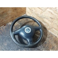 Руль трехспицевый кожа volkswagen passat b5 гольф iv 1j0419091ae