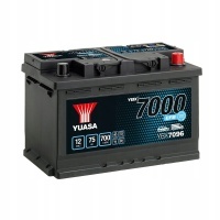 аккумулятор 75 ах yuasa ybx7000 efb ybx7096