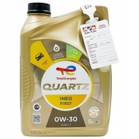 Масляный total 0w30 0w - 30 quartz ineo first 5l