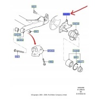 чоп заднего подшипники колёса левый форд focus mk1 фиеста