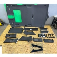 Обивка потолка чёрный s - line комплект ручки audi s6 c6 a6 04 - 11 европа avant