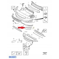 Volvo s60 v60 14 - 18 решётка правый хромированная 31323851