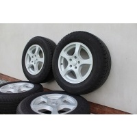 Колёса зима mazda tribute форд побег 215 / 70r16 колёсные диски как новые