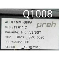Джойстик управления мультимедиа Audi A4 B8 (2007—2012) 2010 8T0919611C