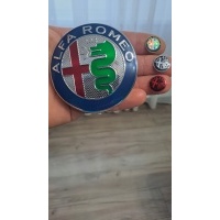 Эмблема альфа ромео 74mm значек мито 147 156 159