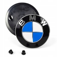 Эмблема значек логотип bmw на крышку задняя 74mm 8132375 высокая качественный