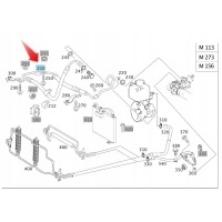 Провода системы гур мерседес cls c219 w211 a2114605024