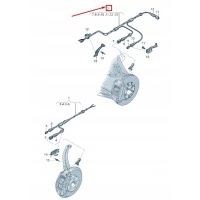 Audi rsq8 rear left speed сенсор wiring сет 4m0972253ac original