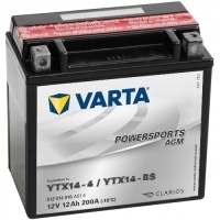 Аккумулятор мотоцикл varta ytx14 - bs ytx14 - 4 12v 12ah 200a новый модель