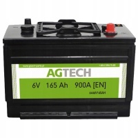 Аккумулятор 6v 165ah 900a польский agtech 6446v165ah