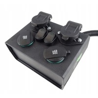 Распределитель с akumulatora m8 m10 разъем 3 - pin + зажигалка + светодиодный кабель 4m