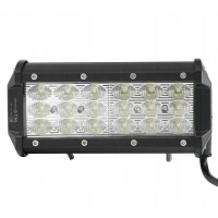 Фара рабочая диодов прямоугольная 18 - светодиодный x 3w , 54w 12v / 24v , 5400 lm , 6