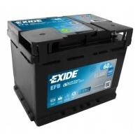 аккумулятор exide efb start - stop 60ah / 640a п