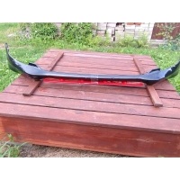 Спойлер юбка бампера фиеста mk7 рестайлинг st line чёрный edition