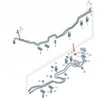New volkswagen транспортер vi t6 refrigerant line dual клип 7e0820255
