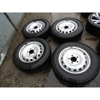 Комплект колёсные диски штампованные с oponami 215 / 65 / 16 renault master 403000037r