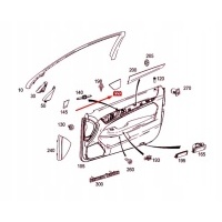 Mercedes - benz c купе c204 фронт left door mouding a2047205922