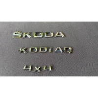 Skoda kodiaq надпись эмблема на крышку , новый модель