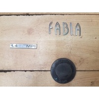 Эмблема значек логотип 1.4 mpi набор skoda fabia i