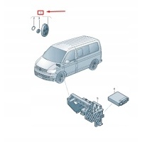 Volkswagen транспортер vi t6 auxiliary heating remote control 7e0963511d