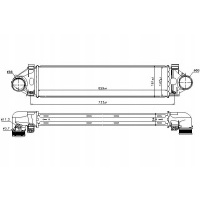 Интеркулер nissens lr031467 31338474 lr031925