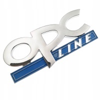 Эмблема значек надпись хромированная металический opc line opel