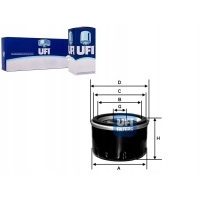 Ufi фильтр масляный 2230294 1992239 1109ae 1109cg