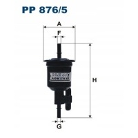 Filtron пп 876 / 5 фильтр топлива