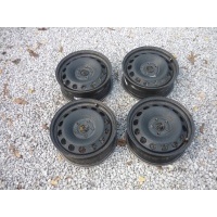4× колесо штампованное volkswagen oe audi a3 8p a4 b6 b5 b7 passat b6 b7 леон ii altea 6.5 