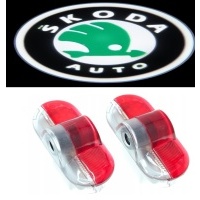 Projektory логотип skoda октавия 2001 - 2013 i i ii светодиодный ! !