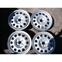 4× колесо штампованное volkswagen oe volkswagen гольф iii vento seat толедо skoda скала slavia 6.0 
