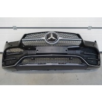 Мерседес gle w167 amg бампер передняя передний в сборе решетка diamond хромированная