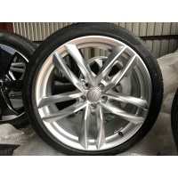 Audi a6 a7 c7 4g оригинальные колёса 255 35 20 шины yokohama летние lato ao