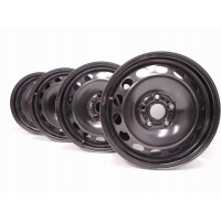 4× колесо штампованное volkswagen oe 300601027a 6.5 