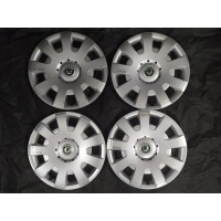 4× колпак skoda oe оригинальные 16 