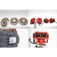 Тормозные диски колодки клеммы volkswagen гольф viii 8 gtd gti 5wa615405aa 5wa615406aa