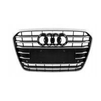Audi a6 c7 11 - решетка чёрный блеск
