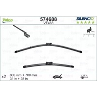 Перо стеклоочистителя valeo 574688 передняя 800 мм