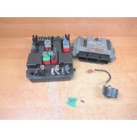 Блок управления комплект стартовый peugeot 307 1 , 6 hdi 0281011234 9655698280