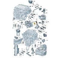 Новые оригинальные audi oe датчик temp.pł.chł . 059919501a