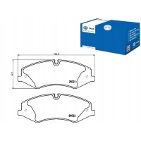 Колодки тормозной hella pagid lr015578 lr026221 pad