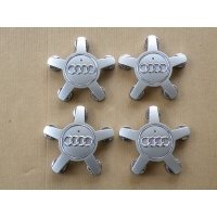 Крышки audi oe 130 мм audi dekielki колпак колпаки паук серый серые