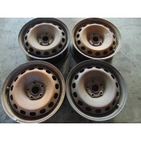 4× колесо штампованное volkswagen oe 6.0 