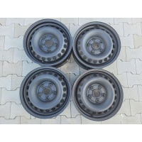 4× колесо штампованное volkswagen oe 7h0601027 6.5 
