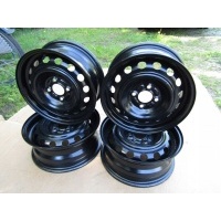 4× колесо штампованное nissan oe micra k12 k13 / 5 , 5j 4x100 et45 датчики tpms 5.5 